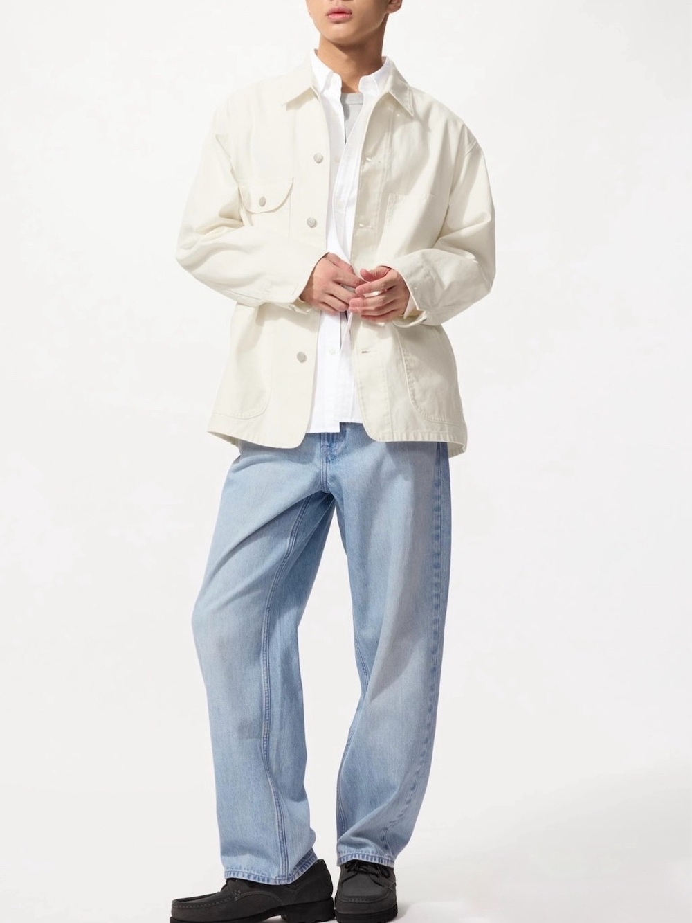 New Men’s UNIQLO Wide Straight Jeans - Size 29